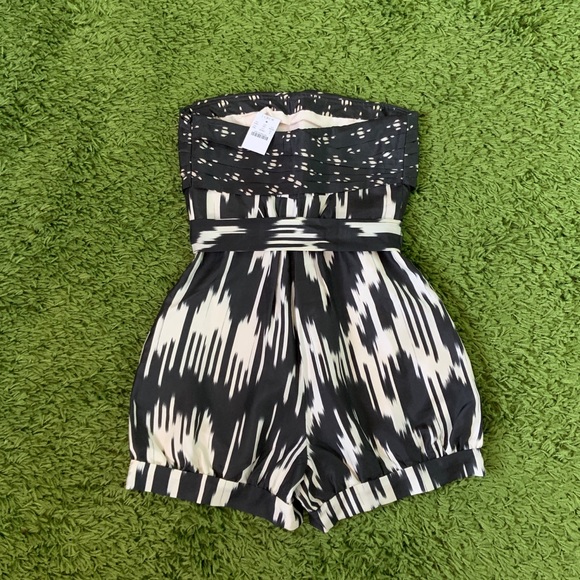 J. Crew Après-Beach Romper Shorts 💯 Silk Size 0 - Picture 5 of 8